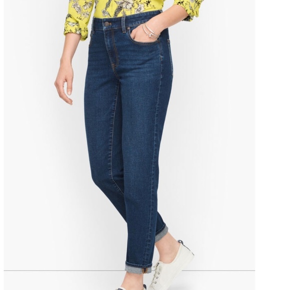 Talbots Women's Everyday Relaxed Jeans in Orion Wash Size 10 - Picture 1 of 10